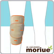 《高齢者》ランナー膝【ロングニーフィット】膝蓋骨の動きを整えることでランナー膝の悪化を予防する膝サポーターです。